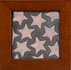 Ceramic tile dry glaze and earthenware glaze. UT 1-12, 13x13 cm $65